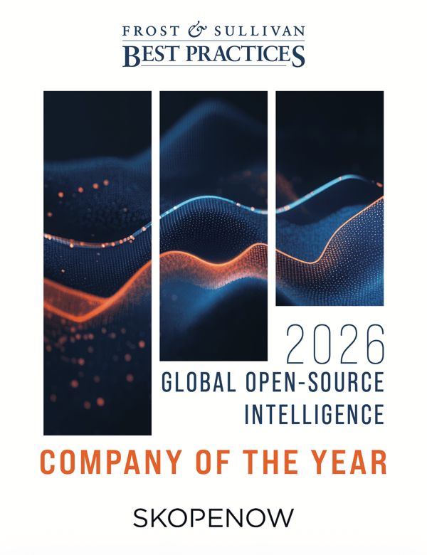 Frost & Sullivan 2026 OSINT Company of the Year