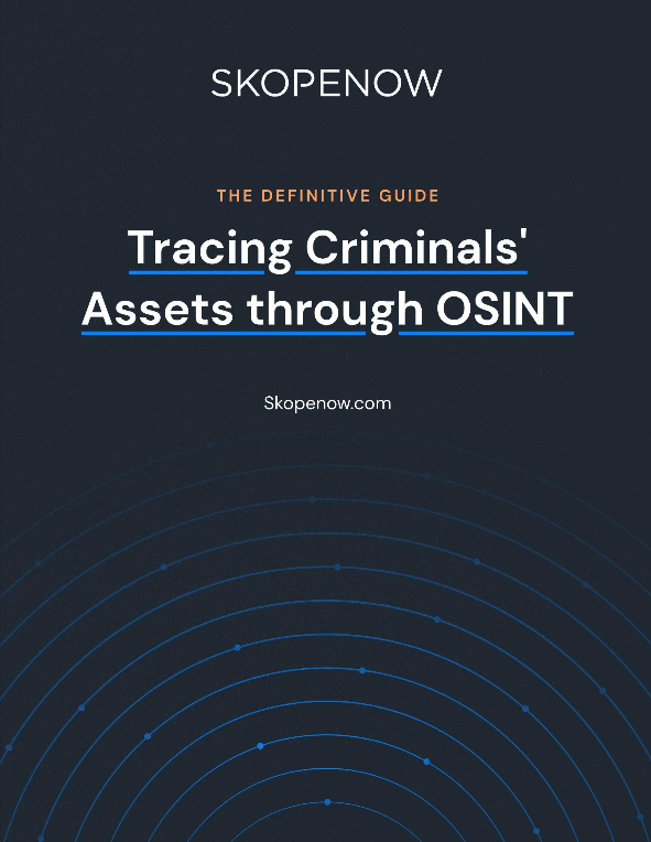 The Definitive Guide: Tracing Criminals Assets through OSINT